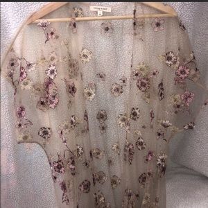 Short sleeve lace Cardigan